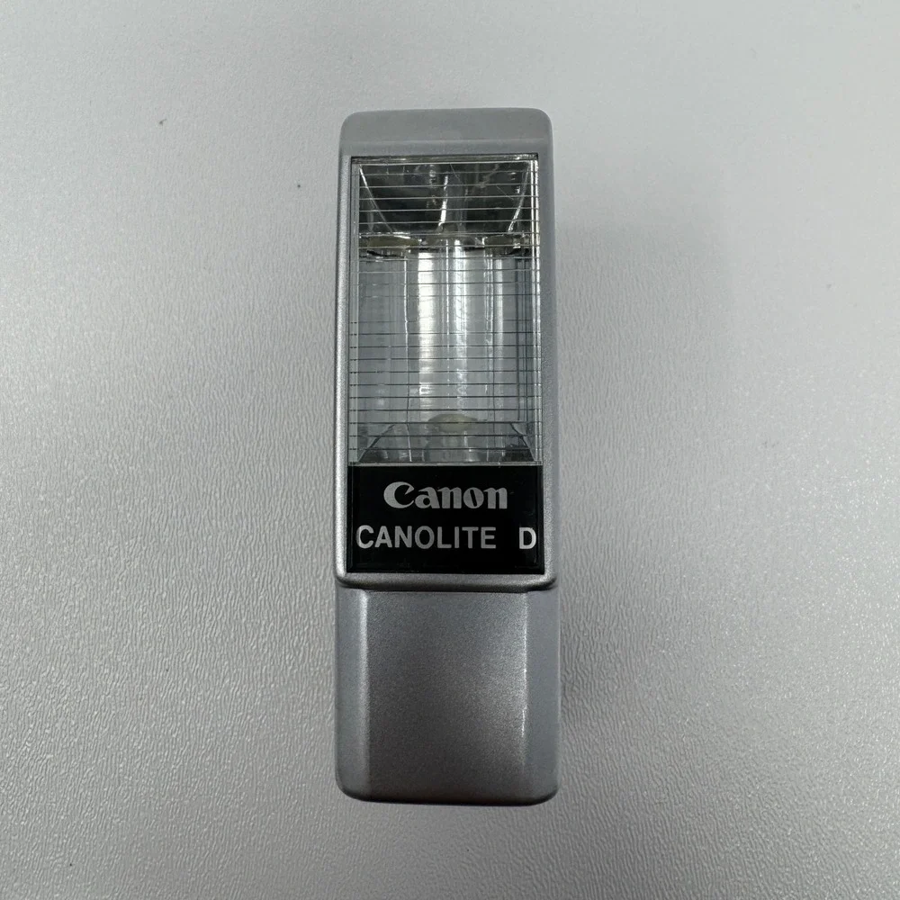 Canon Canolite D Electronic Flash for Canonet QL17 GIII Silver Black Japan